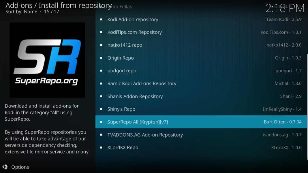 kodi 17.5 download for android
